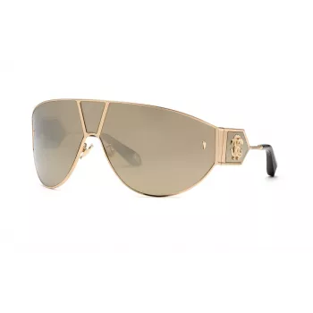 Roberto Cavalli naisten aurinkolasit SRC093-76300G 76 mm gradient harmaat linssit mustat kehykset