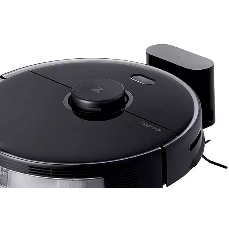 Roborock S5 Max -imurirobotti - pussiton - musta - pyöreä - 0,46 l - matto - kova lattia