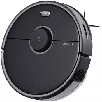 Roborock S5 Max -imurirobotti - pussiton - musta - pyöreä - 0,46 l - matto - kova lattia
