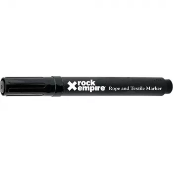 Rock Empire Rope Marker -tussi - musta, permanentti, vedenkestävä, UV-kestävä, hankauksenkestävä, nopeasti kuivuva, huopakärki, myrkytön, kiipeily-, luola-, puu- ja pelastusköysille