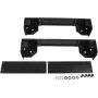 Rockstable 19 tuuman Pyörällinen jalusta – Musta – SPCC-teräs – 600 mm leveys – 800 mm syvyys