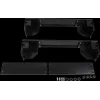 Rockstable 19 tuuman rullataso - musta - SPCC-teräs - 600x600 mm - RS19-PH6610