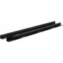 Rockstable 19 L -tukikiskot 1200 mm syvyydelle - telinekiskosarja - musta - teräs - 48,3 cm (19 inch) - 35 mm - 950 mm