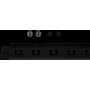 Rockstable 1U 19 tuuman kaapelinhallintapaneeli - musta - SPCC-teräs - 485 mm