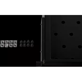 Rockstable RS19-UH69 1U 19 tuuman ulosvedettävä räkkihylly, SPCC-teräs, musta