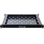 Rockstable 1U 19 tuuman ulosvedettävä hylly - hylly - SPCC-teräs - musta - 1 kpl - 3,45 kg (RS19-UH66)