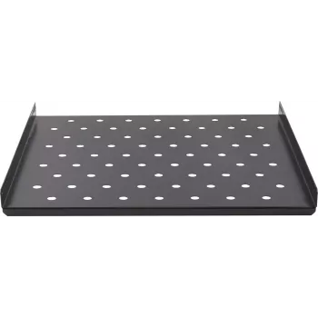 Rockstable 1U 19 tuuman Heavy-Duty räkkihylly - kiinteä hylly - SPCC-teräs - musta - 1 kpl - 3,2 kg (RS19-SFH68)