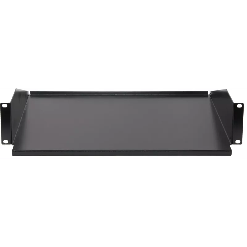 Rockstable 2U 19 tuuman kiinteä räkkihylly - teräs - musta - 2,75 kg (RS19-FH21)