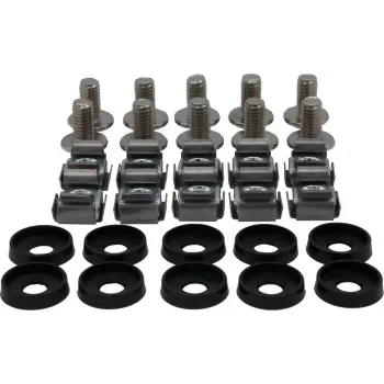 Rockstable M6 Phillips ruuvisarja - räkkiasennus - hopea - 10 kpl (RS19-M611)