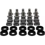 Rockstable M6 Phillips ruuvisarja - räkkiasennus - hopea - 10 kpl (RS19-M611)