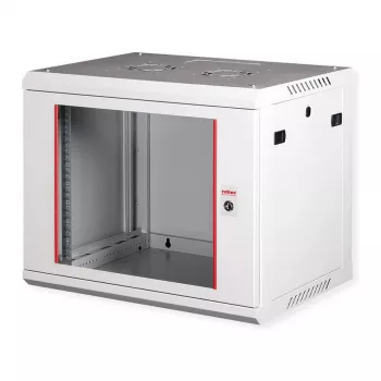 ROLINE 19 tuuman seinäkotelo Basic Plus 9U, 600x450 mm (LxS), harmaa