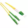 ROLINE kuituoptinen kaapeli duplex 9/125µm OS2 - LSH/LC - APC Cut - LSOH - keltainen - 10 m