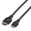 ROLINE HDMI High Speed -kaapeli Ethernetillä, HDMI-A-uros–Mini HDMI -uros, 2 m, 11.04.5580