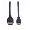 ROLINE HDMI High Speed -kaapeli Ethernetillä, HDMI-A-uros–Mini HDMI -uros, 2 m, 11.04.5580