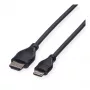 ROLINE HDMI High Speed -kaapeli Ethernetillä, HDMI-A-uros–Mini HDMI -uros, 2 m, 11.04.5580