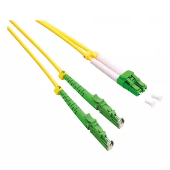 ROLINE OS2 Single-Mode Duplex kuitu-patchkaapeli, LSH/APC - LC/APC, 9/125µm, LSOH, keltainen, 2m