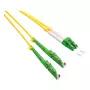 ROLINE OS2 Single-Mode Duplex kuitu-patchkaapeli, LSH/APC - LC/APC, 9/125µm, LSOH, keltainen, 2m