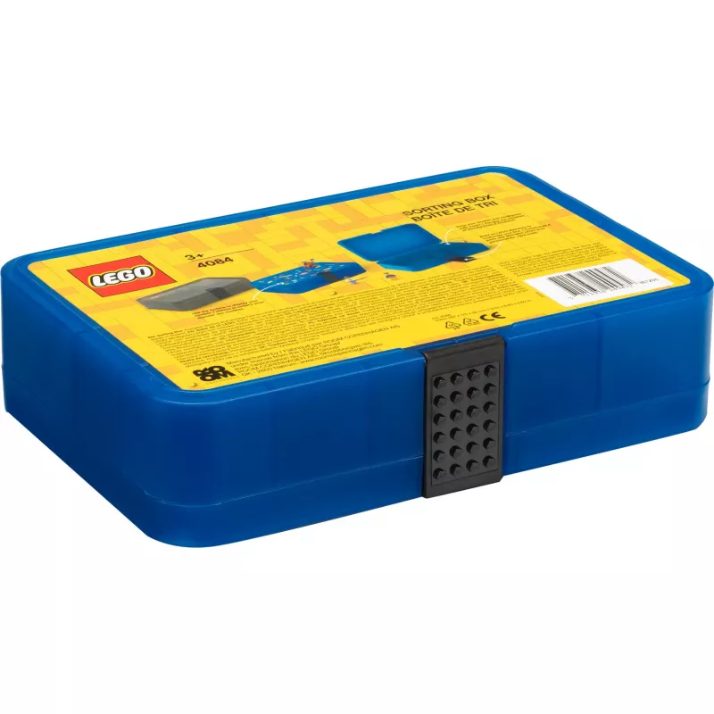 ROOM COPENHAGEN LEGO säilytyslaatikko Iconic, läpinäkyvä sininen, 11 lokeroa