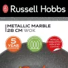 Russell Hobbs RH028121EU7 Metallic Marble wok 28 cm