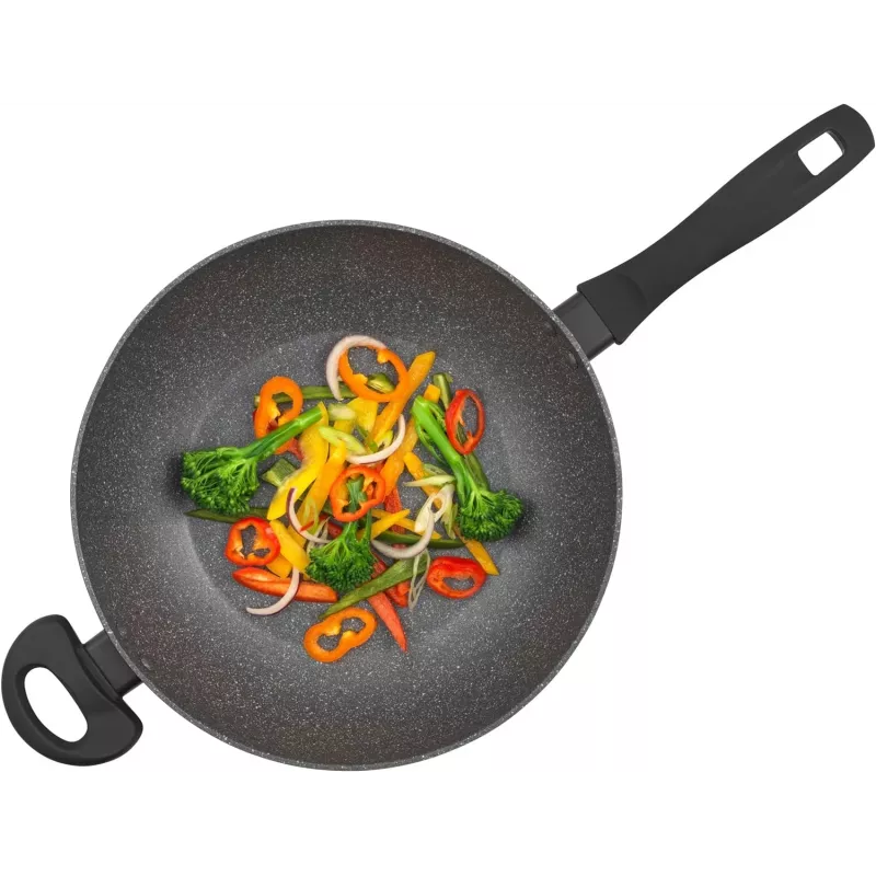 Russell Hobbs RH028121EU7 Metallic Marble wok 28 cm