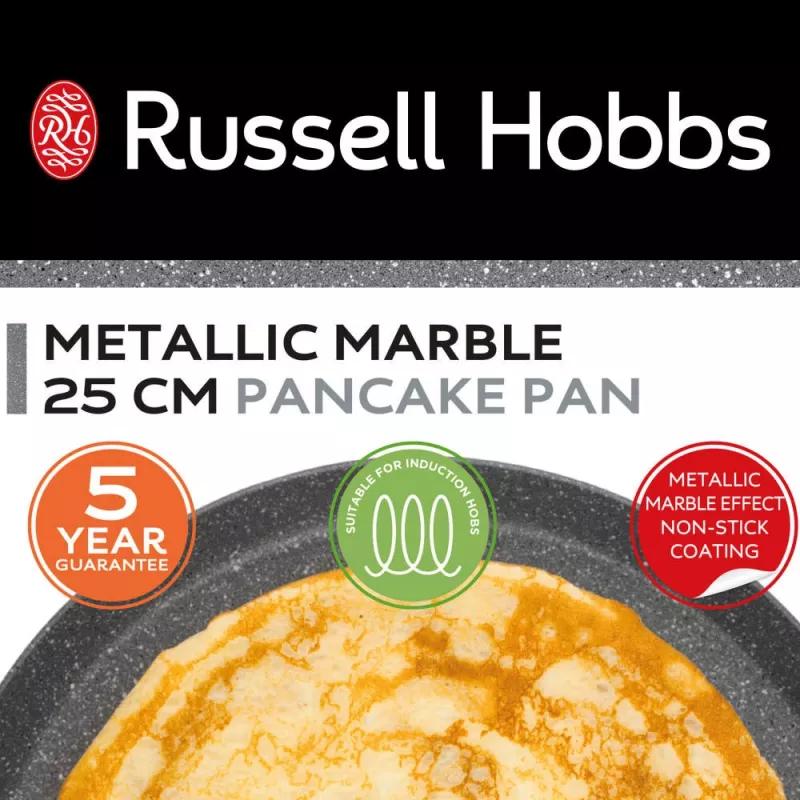 Russell Hobbs RH028521EU7 Metallic Marble 25 cm lettupannu