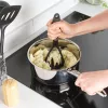 Russell Hobbs RH03026EU7 5-osainen keittiövälinesarja pyörivällä telineellä, musta ja hopea