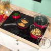 Russell Hobbs RH03821 Riviera 4-osainen kattilasarja, punainen