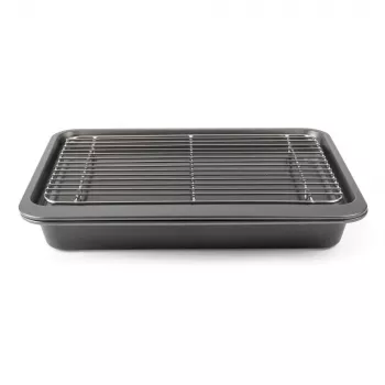 Russell Hobbs RH03903 Stacking 7-osainen leivontasarja, hiiliteräs, tarttumaton, charcoal grey