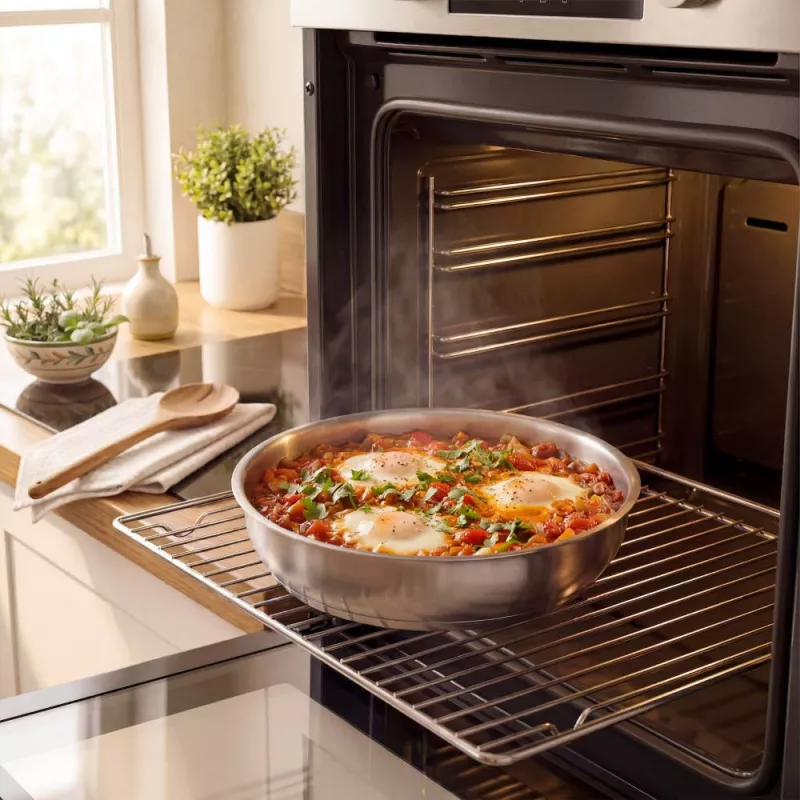 Russell Hobbs RH04033 ruostumaton teräs 4-osainen Smart Clip -pannusarja