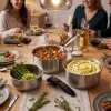 Russell Hobbs RH04034 ruostumaton teräs 4-osainen Smart Clip -kattilasarja