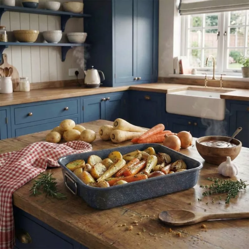 Russell Hobbs RH04097 Nightfall Stone paistinvuoka ja ritilä