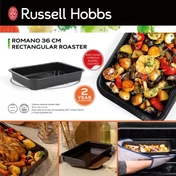 Russell Hobbs Romano 36cm suorakaiteen muotoinen paistovuoka