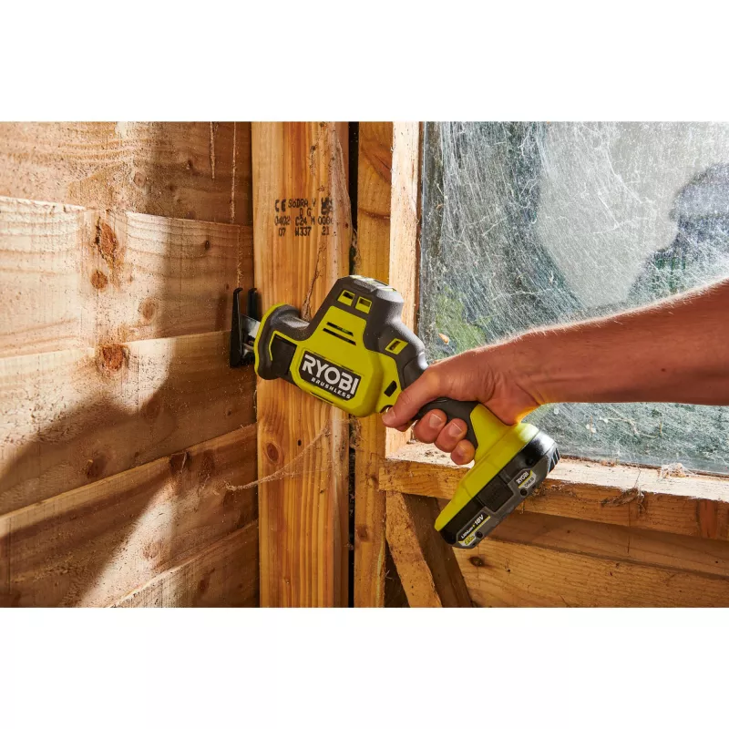 RYOBI ONE+ harjaton puukkosaha RRS18CBL-0, 18V (vihreä/musta, runko ilman akkua)