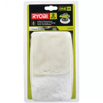 RYOBI vahaus- ja kiillotussuojasarja RAK2BB, 2-osainen (valkoinen)