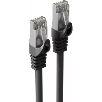 S CONN MAXIMUM CONNECTIVITY Industrie-PUR Cat.7 S/FTP RJ45 -verkkokaapeli, musta, 2,0 m 08-39035