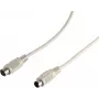 S CONN MAXIMUM CONNECTIVITY ShiverPeaks PS/2 jatkokaapeli, 6-pin Mini DIN uros–naaras, 3,0 m, musta 78106-3