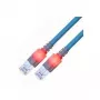 Sacon 442604,500 Cat6 S/FTP verkkokaapeli, 5 m, sininen