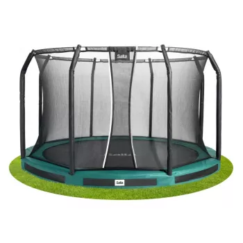 SALTA Premium Ground Combo trampoliini 427 cm vihreä