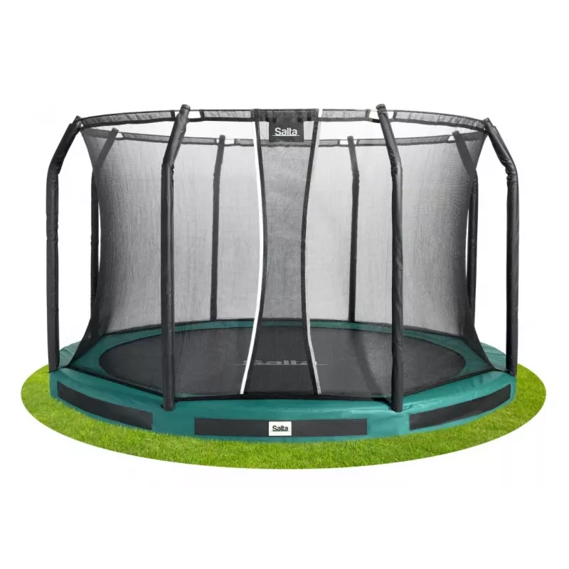 SALTA Premium Ground Combo trampoliini 427 cm vihreä