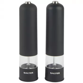 Salter 7524 BKXRUP3 Soft-Touch sähkömyllysarja, mattamusta