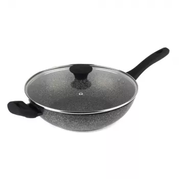 Salter BW05753S2EU7 Megastone 28 cm wok-pannu