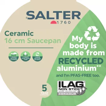 Salter BW12877AS keraaminen kasari, 16 cm