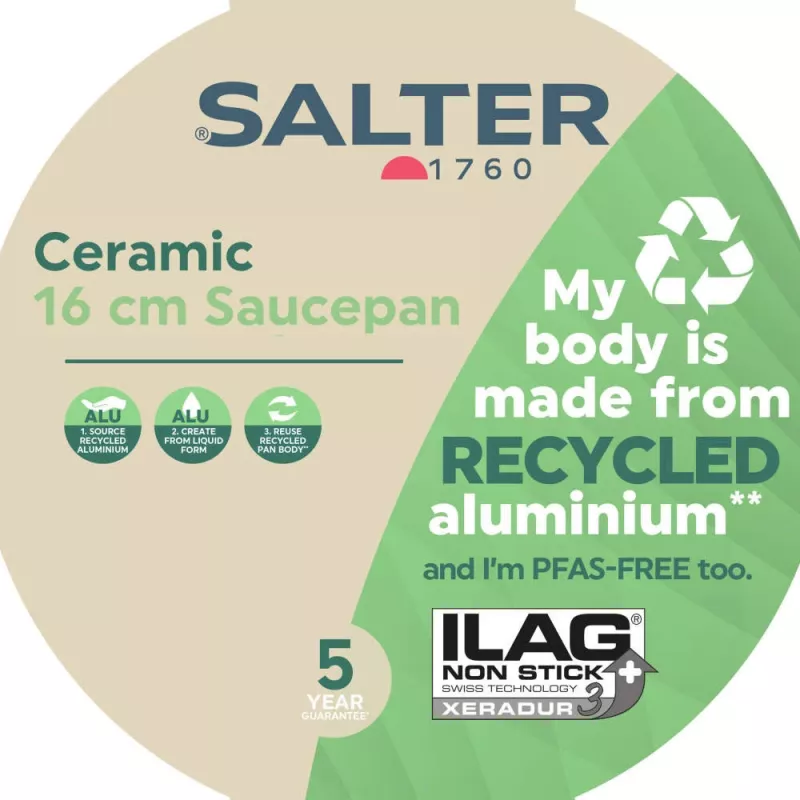 Salter BW12877AS keraaminen kasari, 16 cm