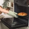 Salter BW14483 Brilliance pizzapelti 33 cm, emaloitu teräs, PFAS-vapaa tarttumaton pinta, mustapilkullinen
