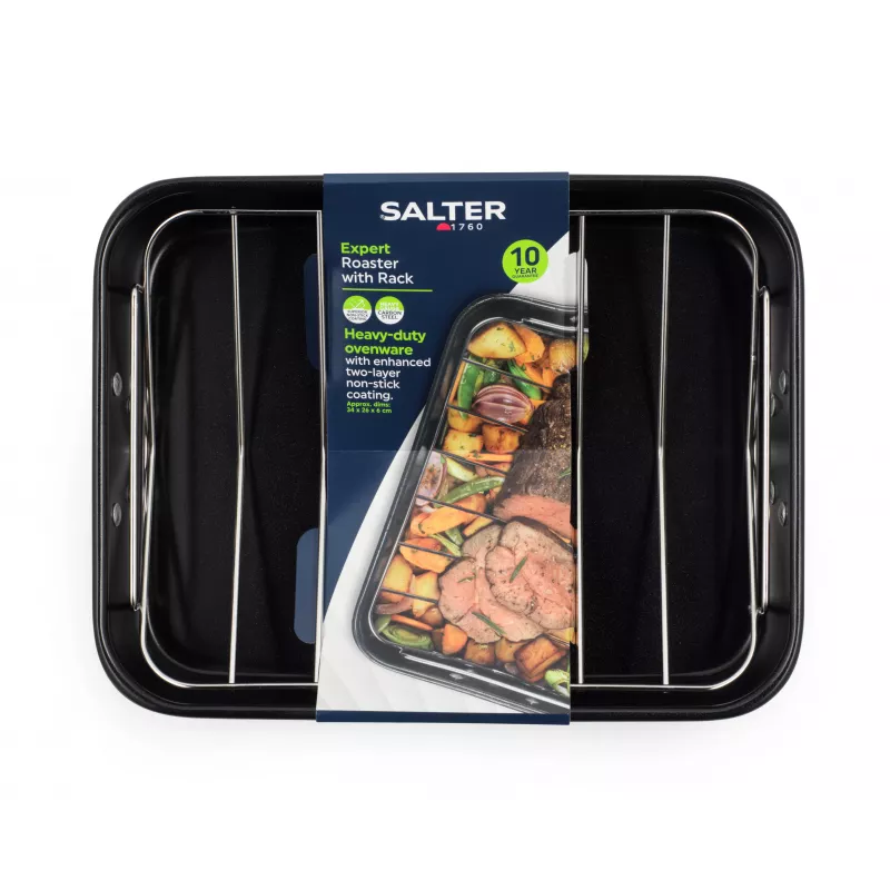 Salter BW14767 Expert 34 cm paistovuoka ja ritilä