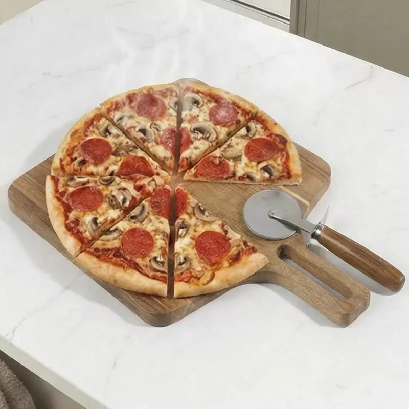 Salter BW14825 Toronto 12 tuuman pizzalauta ja pizzaleikkurisarja