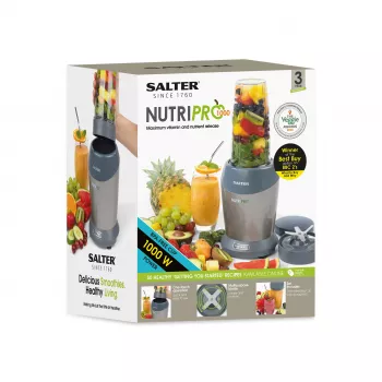 Salter EK2002V4SILVERFVDE NutriPro 1000W tehosekoitin