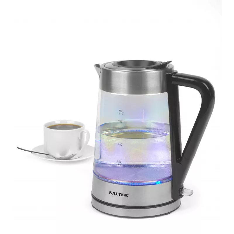 Salter EK5078IRFVDE irisoiva lasinen vedenkeitin 1,7L 3000W