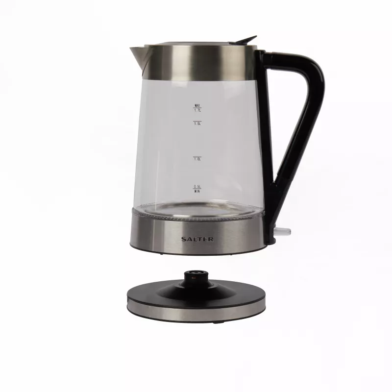 Salter EK5078SSFVDE värinvaihtava lasinen vedenkeitin 1,7L 3000W