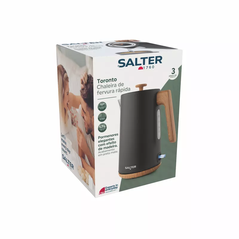 Salter EK5822BLKVDE Toronto Rapid Boil -vedenkeitin musta